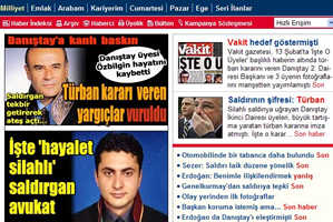 Ergenekon medyas� Dan��tay sald�r�s�n� 'i�te irtica' feryatlar�yla vermi�ti!